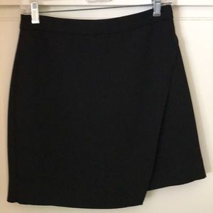 Banana Republic lined mock wrap mini a la Armani.